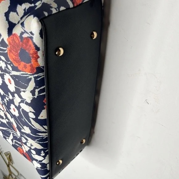 Trina Turk Handbag, "Jardin De Paris" Poppy  Floral Pattern Tote - Picture 6 of 10